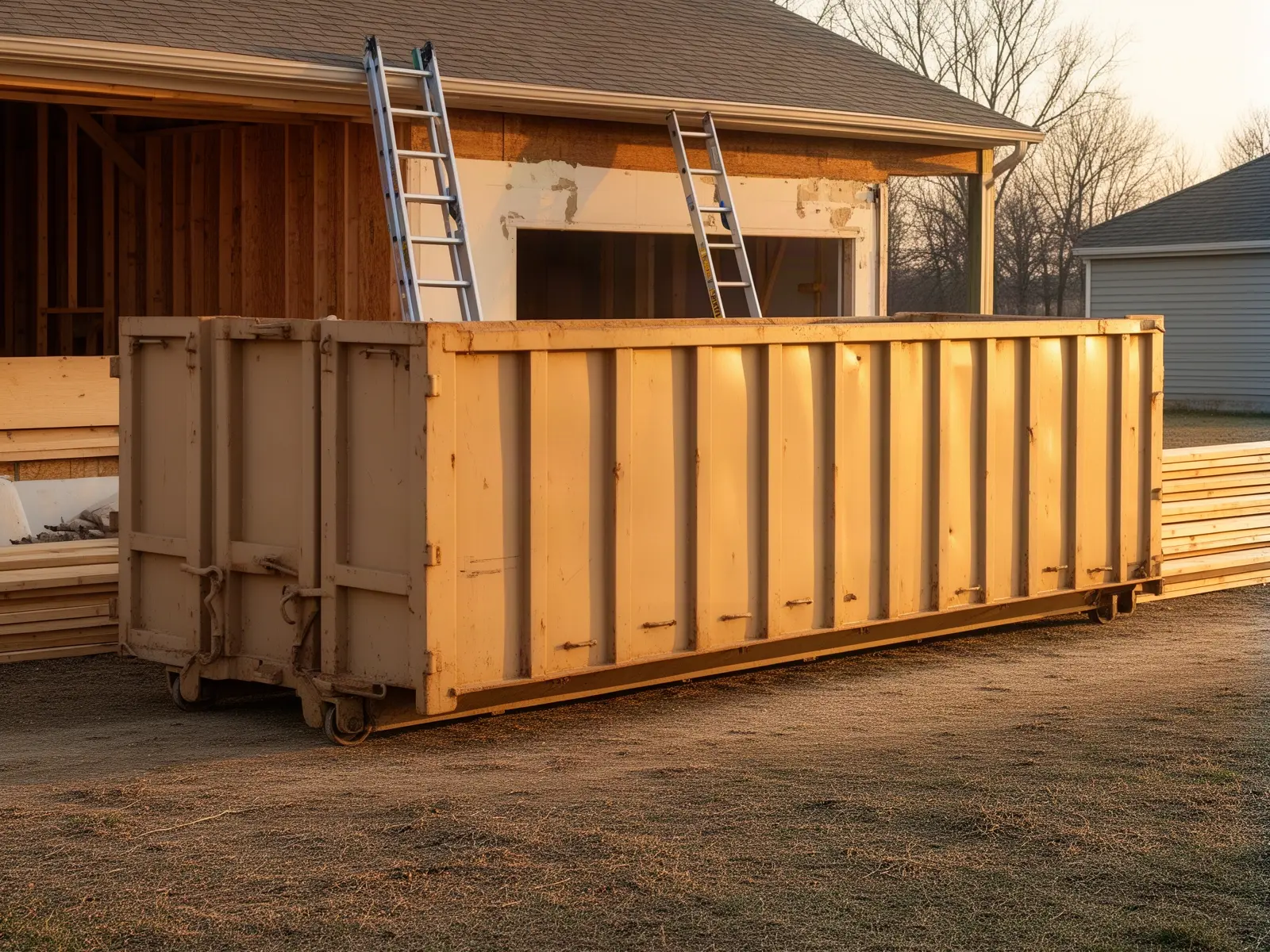Roll-off dumpster from RA & Sons Dumpster Rental in Tucson, AZ